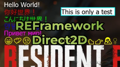 REFramework Direct2D