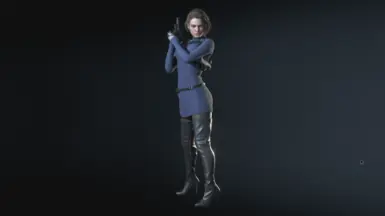 RE4R Ada's Outfit In Blue For Jill (Non-RT)