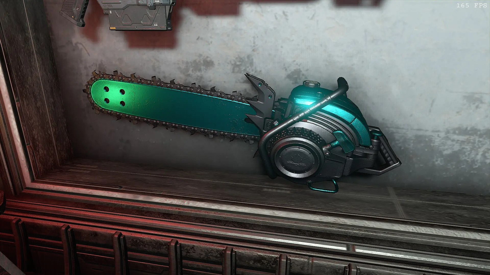 Teal chrome chainsaw at DOOM Eternal Nexus - Mods and community