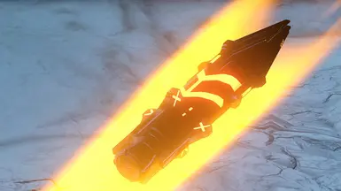 Orange Neon Rocket