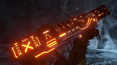 Orange Neon Lock-On Rocket Launcher