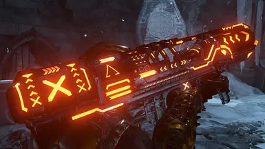Orange Neon Default Rocket Launcher