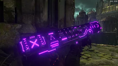 Neon Purple Default Rocket Launcher