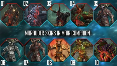Marauder Skins for the Main Campaign