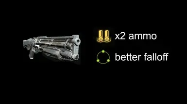 Full Auto Shotgun - x2 ammo and better falloff