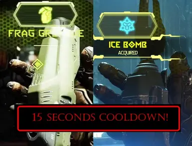 Less Frag and Ice Grenade Cooldowns