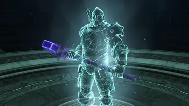 Ghost Hammer also changes to purple