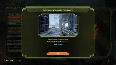 Default Popup when Starting a New Save