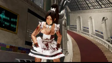 More Blood on Mai Shiranui (Basic Blood Battle Damage)