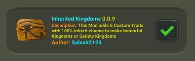Inherited Kingdoms Mod