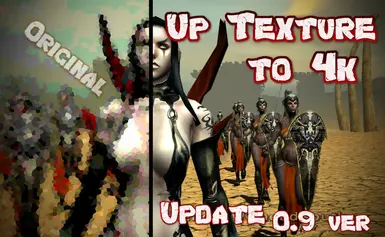 Up texture to 4k Update