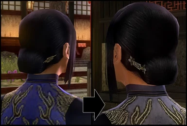 Scholar Ling's hair before and after