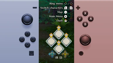 Nintendo Switch Buttons UI