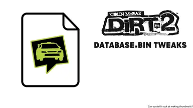 DiRT2 Database Tweaks