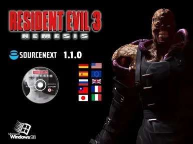 Unofficial SourceNext 1.1.0 conversion patch for RE3 Windows 98