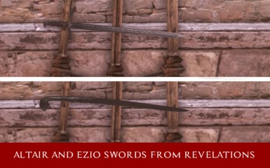 Altair and Ezio Swords from Revelations