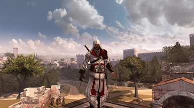 Giovanni's Hidden Blade On Ezio's Roman Robes