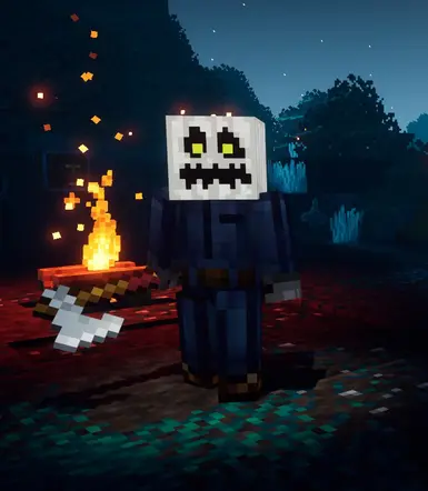 White Pumpkin Skin (Minecraft Story Mode)