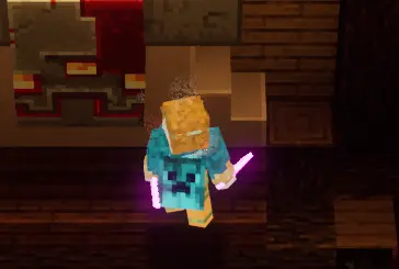 Blue Minecon 2011 Cape