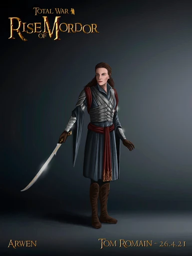 Arwen Undomiel, custom general for Imladris that will be available in custom battles, by Maeron