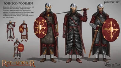 Our next concept for the Anduin Vale, the Eotheod Footmen by Teo!