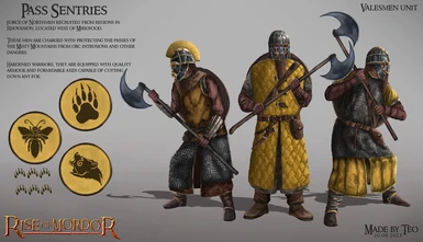 Behold the Carrock Wardens and the Pass Sentries! - Concept By Teo