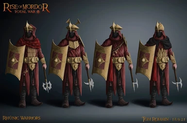 Rhûnic Warriors - Concept by Maeron