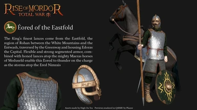 Rendered Eored of the Eastfold for Rohan