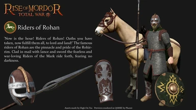 Rendered Riders of Rohan