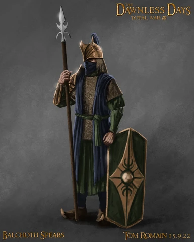 Concept art for the Balchoth Spears, unit you will get when you subjugate the Balchoth.