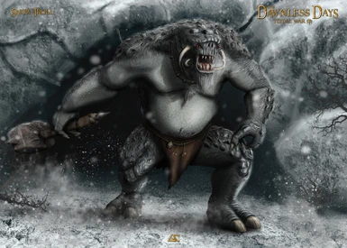Ferocious beast from the far north, tamed by the orcs of Gundabad, the Snow Trolls!