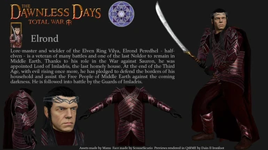 At last the Elves will have a hero! Elrond joins the Imladris faction with the Imladris Guards as his bodyguard.