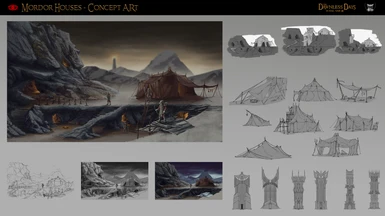 Orc Houses Process by DanielNexusArts