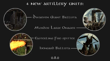 0.8.0 Update New Artillery