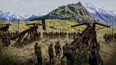 Isengard Besieging Settlement Event Art by Ortimox