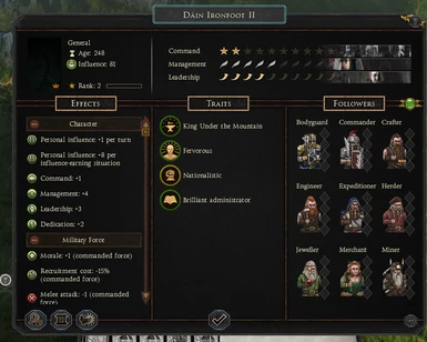 New Character Tab, by the Campaign Team, Valerius and Don Maeron