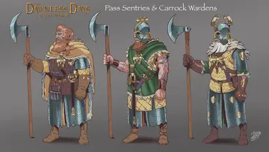 Pass Sentries and Carrock Wardens, concept art by Smocky