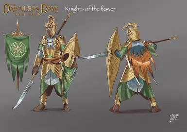 Knights Oof The Flower Concept Art by Smocky