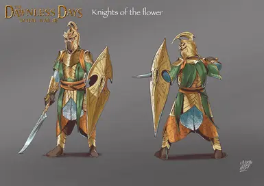 Knights Of The Flower Variant 2 Concept Art by Smocky