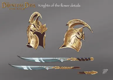 Knights Of The Flower Details by Smocky