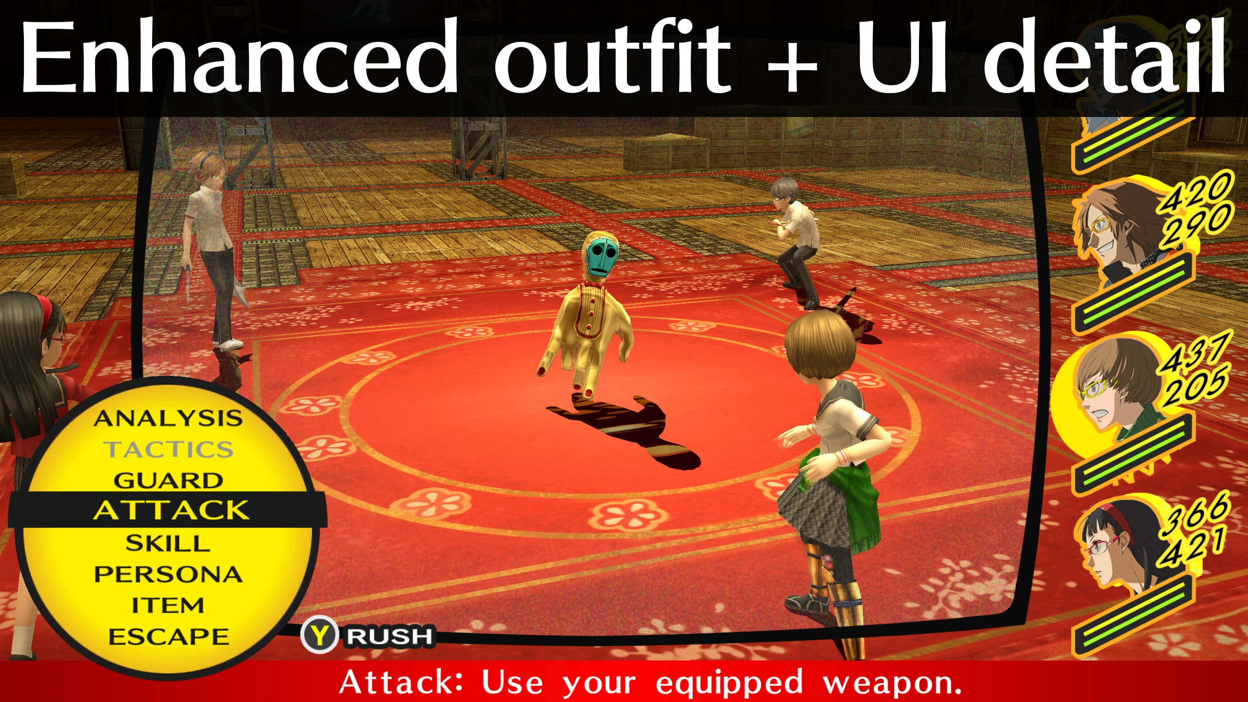 P4G Community Enhancement Pack at Persona 4 Golden Nexus - Mods and ...