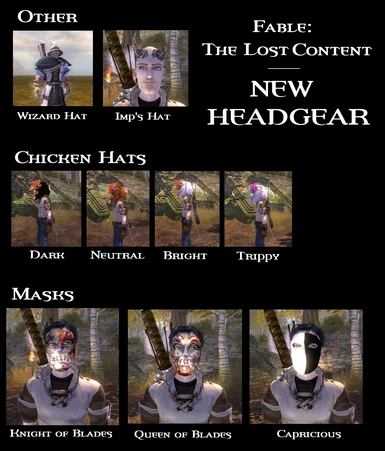 New Headgear (Hero Clothing)