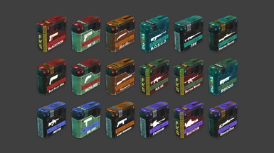 Overview of all the ammo packs