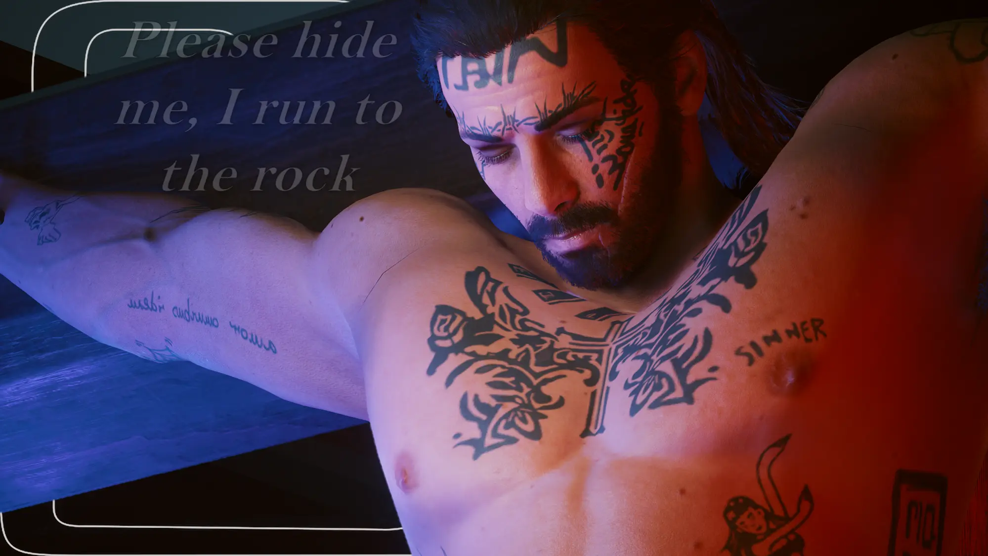 Sinnerman - Joshua Stephensons Tattoos for Both Vs at Cyberpunk 2077 Nexus  - Mods and community