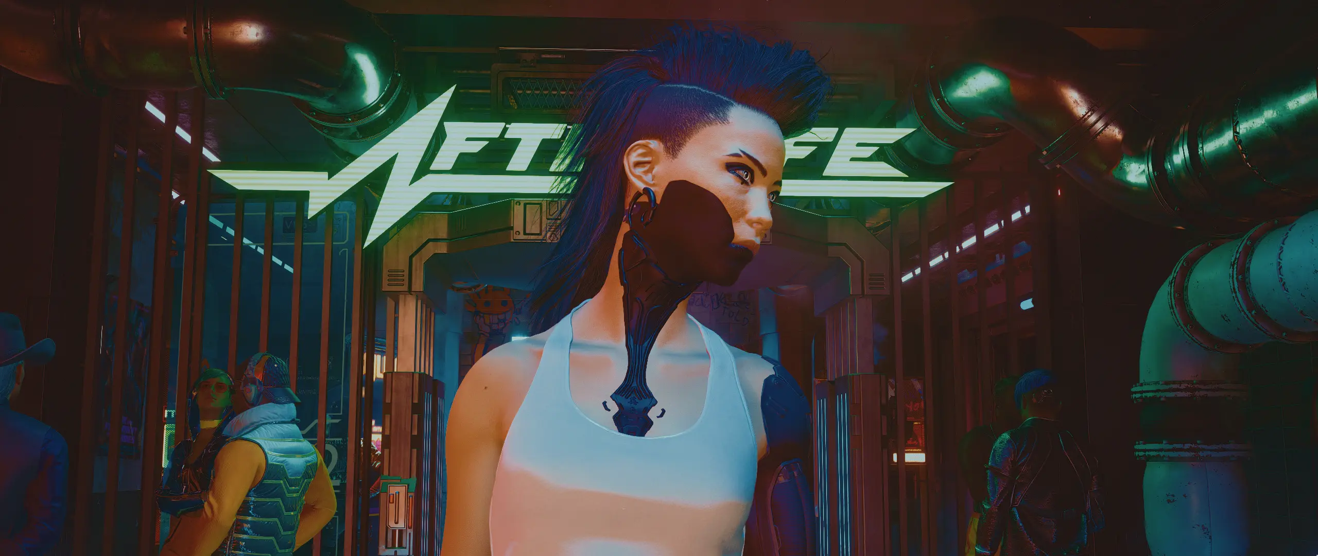 Blackout Jaw Tattoo (VTK) at Cyberpunk 2077 Nexus - Mods and community