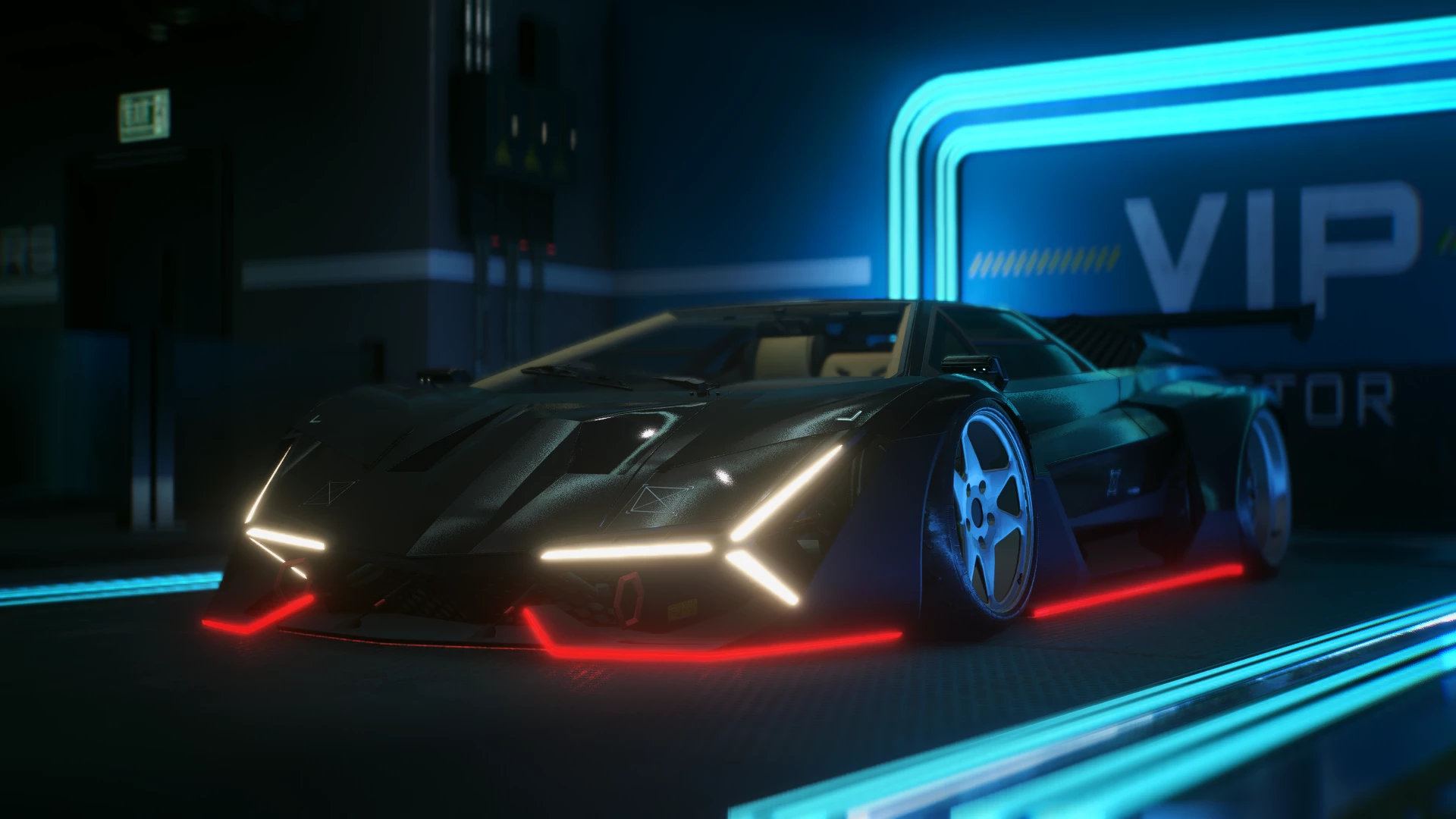 打造现实级画质赛博朋克2077 37 Lamborghini Countach K.S Edition