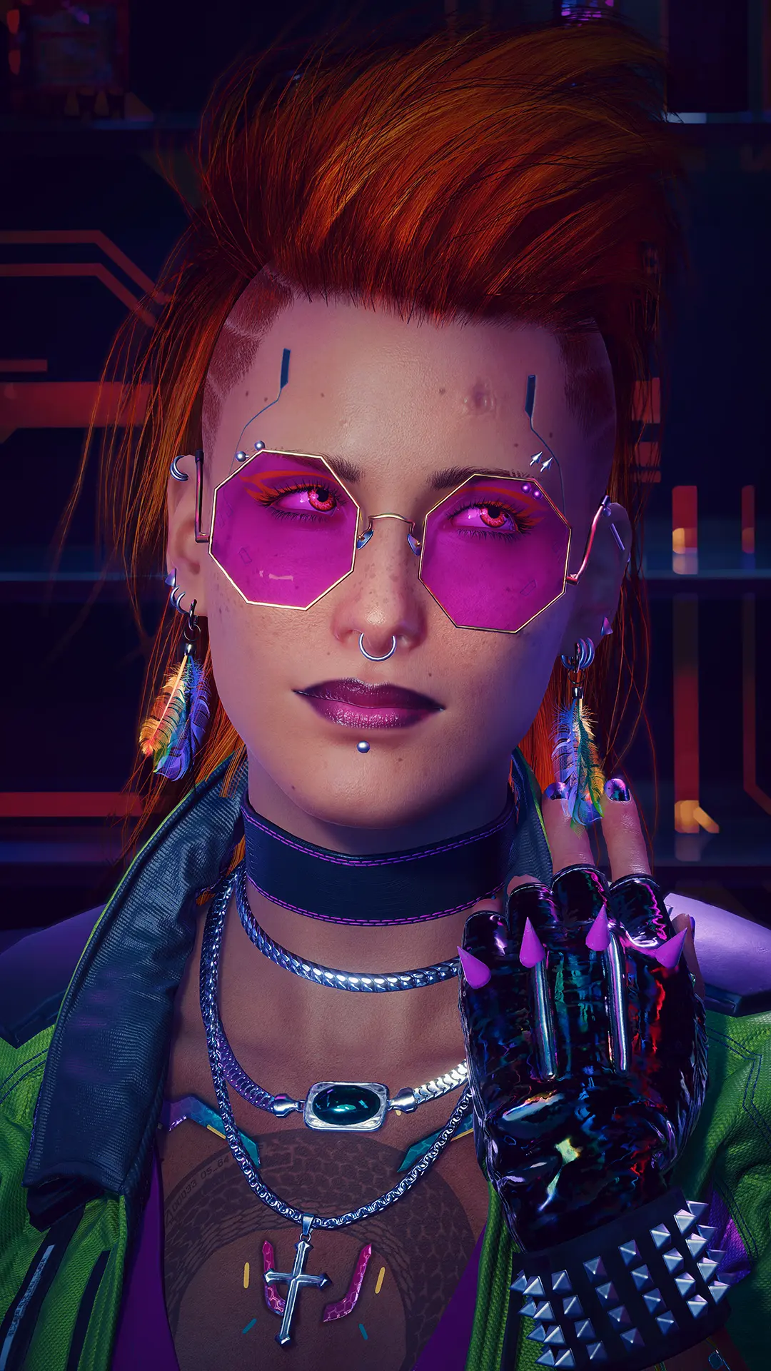 Feather Earrings ArchiveXL at Cyberpunk 2077 Nexus - Mods and community