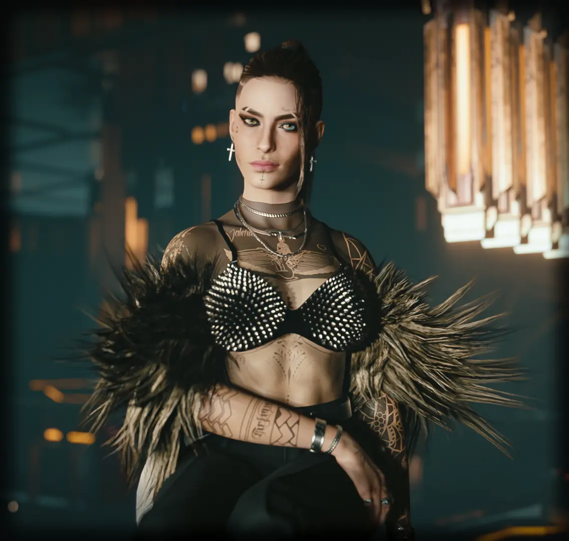 Spiked Bra Archive Xl Femv At Cyberpunk 2077 Nexus Mods And Community