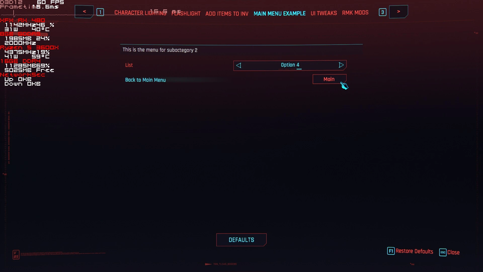 Nativeui Menus Within Menus Example Script At Cyberpunk 2077 Nexus