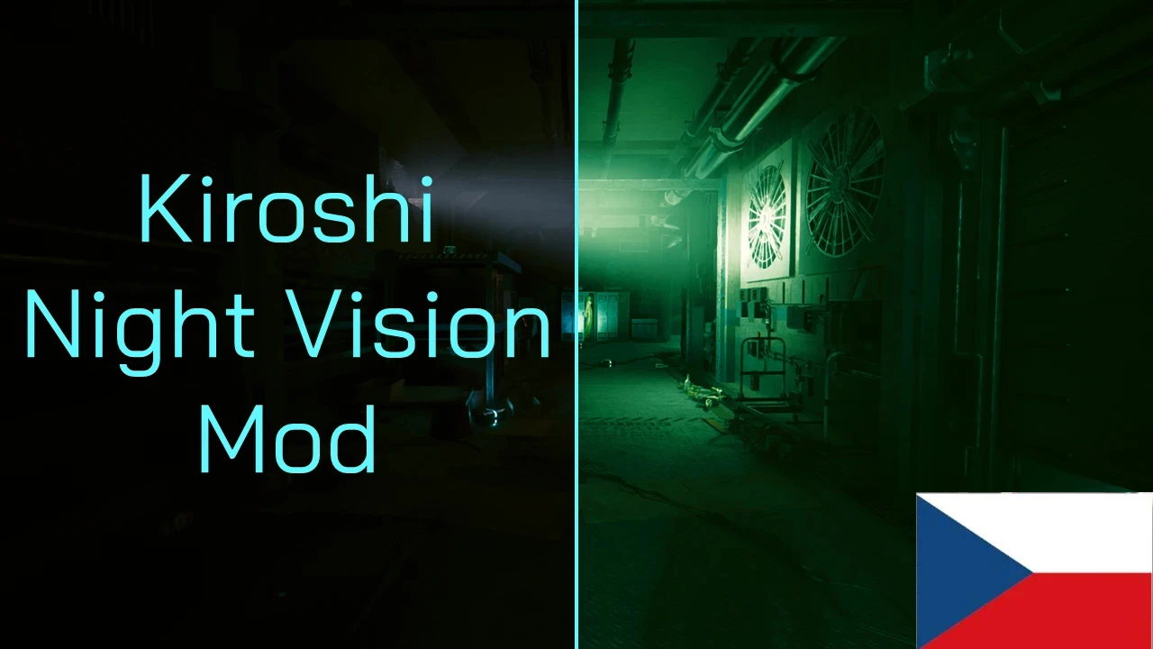 Kiroshi Optics Night Vision Czech Translation At Cyberpunk 2077 Nexus   12077 1704400785 1731490843 